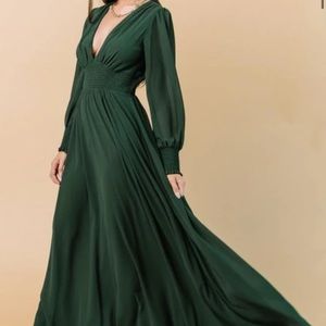 Baltic Born - Olivia Maxi Dress in Green